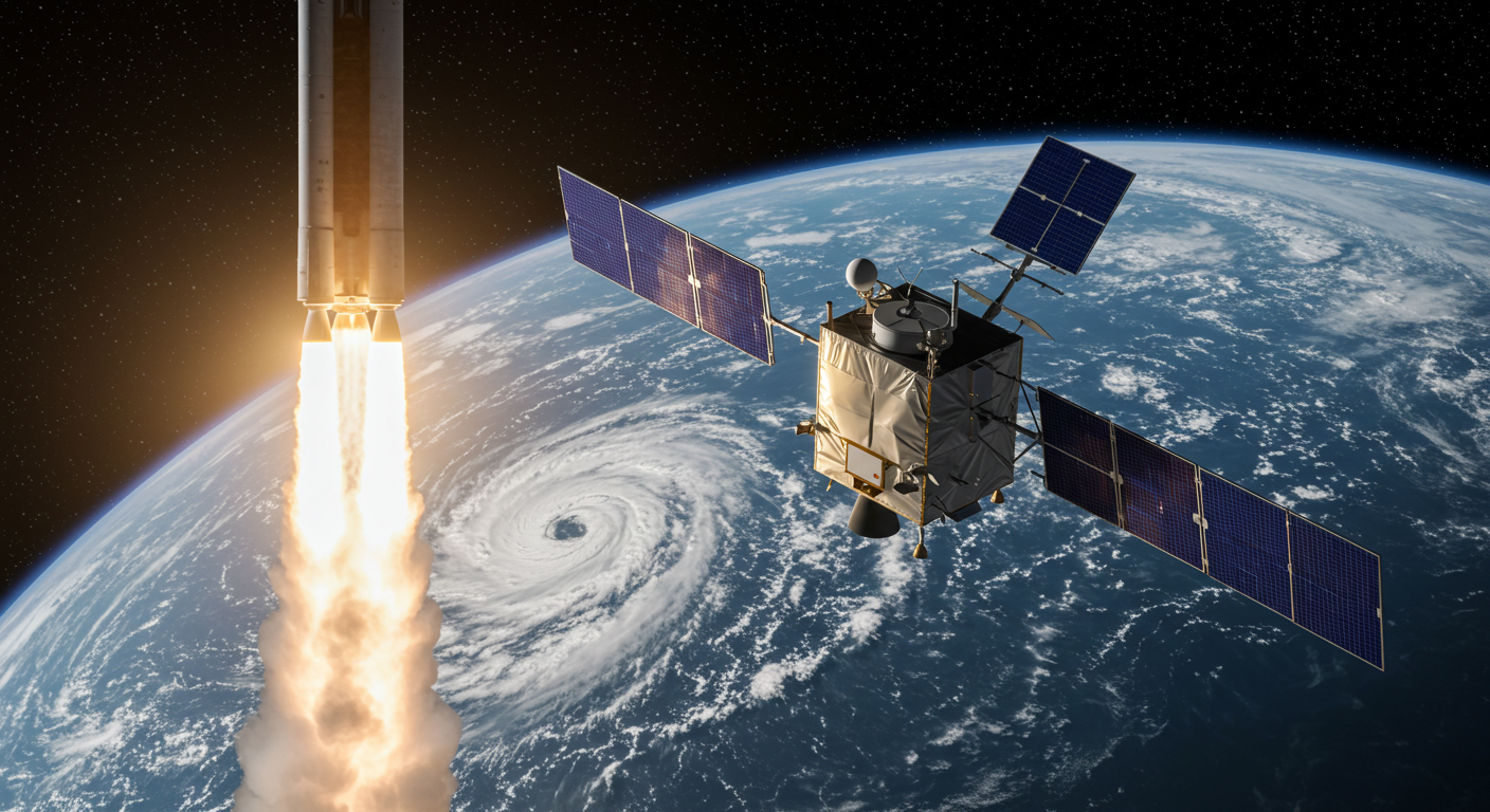 SpaceX、米軍気象衛星WSF-M2打ち上げで117億円契約獲得　2027年実施予定